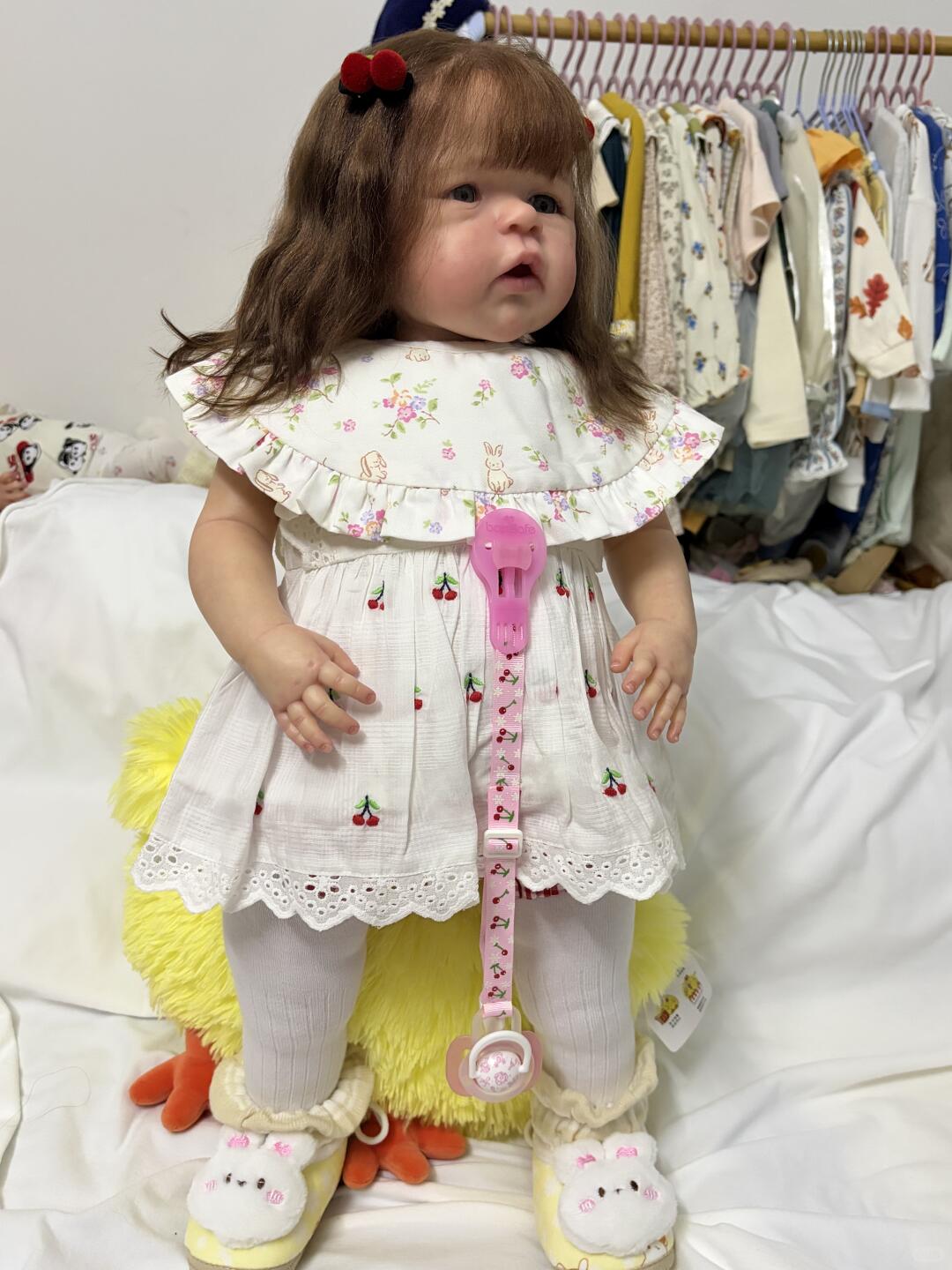 Sandie Reborn Baby Doll | 25 Inch Handmade Realistic Toddler | Custom 7-14 Day Production