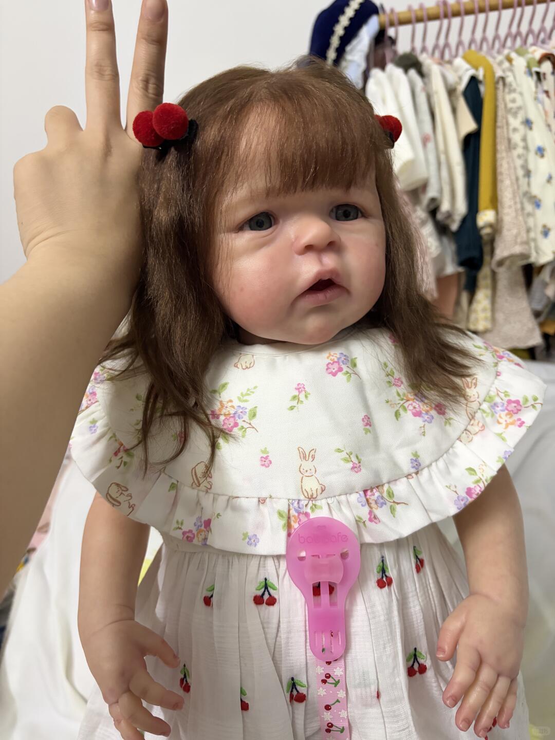 Sandie Reborn Baby Doll | 25 Inch Handmade Realistic Toddler | Custom 7-14 Day Production