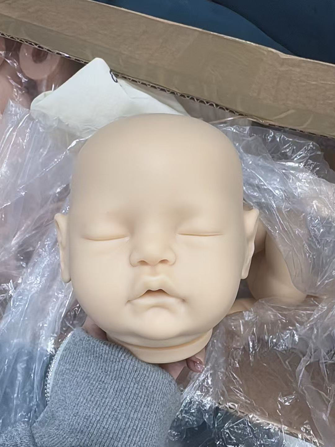 Vivia By Melody Hess 19inch Reborn Baby Unpainted Kit with cloth body Ship in 15days Pre-order