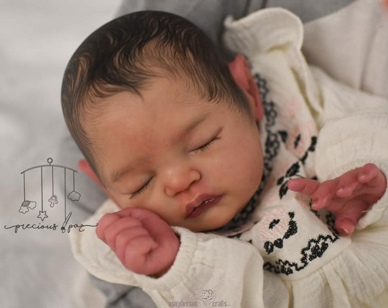 Vivia By Melody Hess 19inch Reborn Baby Unpainted Kit with cloth body Ship in 15days Pre-order