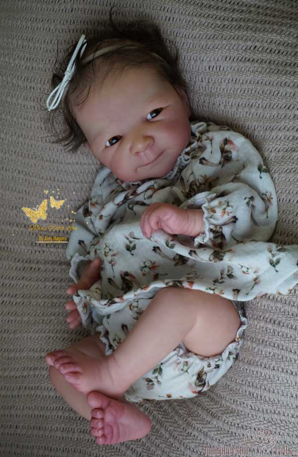 Xia By Adrie Stoete 17inch Reborn Baby unpainted Kit with cloth body pre-order ship in 15 days