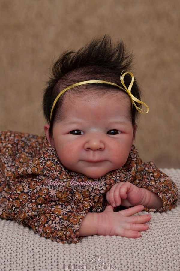 Xia By Adrie Stoete 17inch Reborn Baby unpainted Kit with cloth body pre-order ship in 15 days