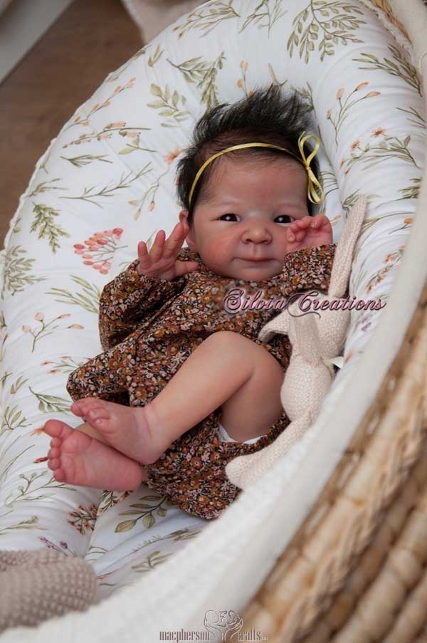 Xia By Adrie Stoete 17inch Reborn Baby unpainted Kit with cloth body pre-order ship in 15 days