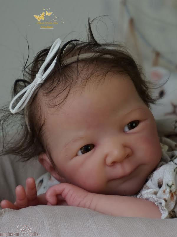 Xia By Adrie Stoete 17inch Reborn Baby unpainted Kit with cloth body pre-order ship in 15 days