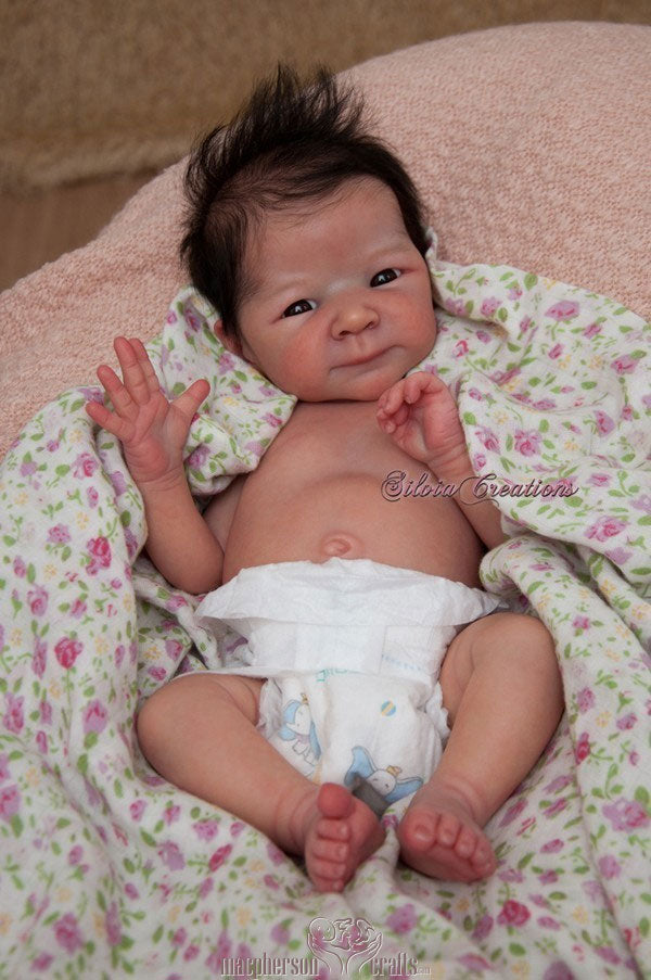 Xia By Adrie Stoete 17inch Reborn Baby unpainted Kit with cloth body pre-order ship in 15 days