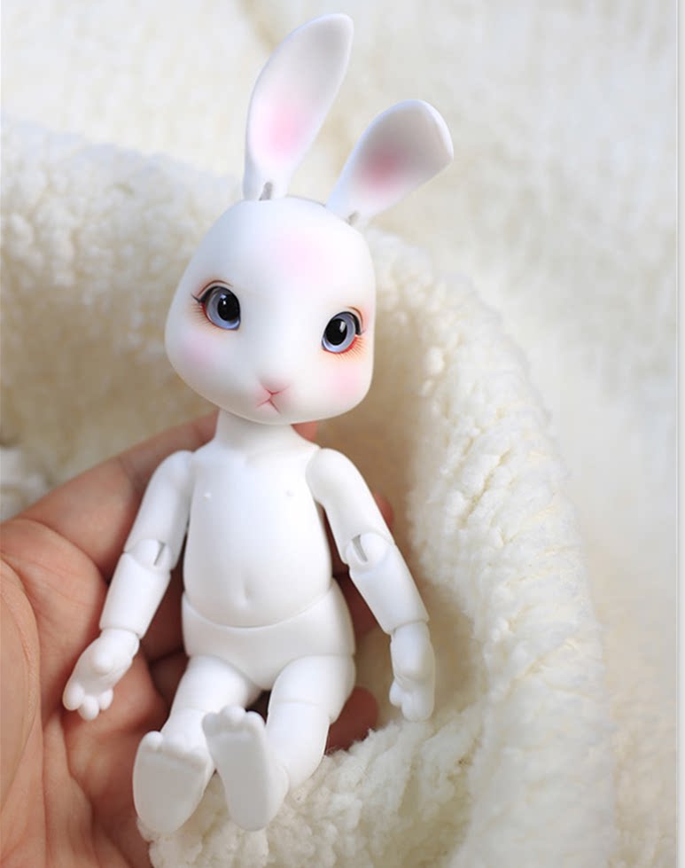 Boneca BJD Coelho Piposdoll Rooney 1/8 Vesta - Boneca de Juntas Esféricas Artesanal Feita à Mão com Frete DHL Grátis Personalizado