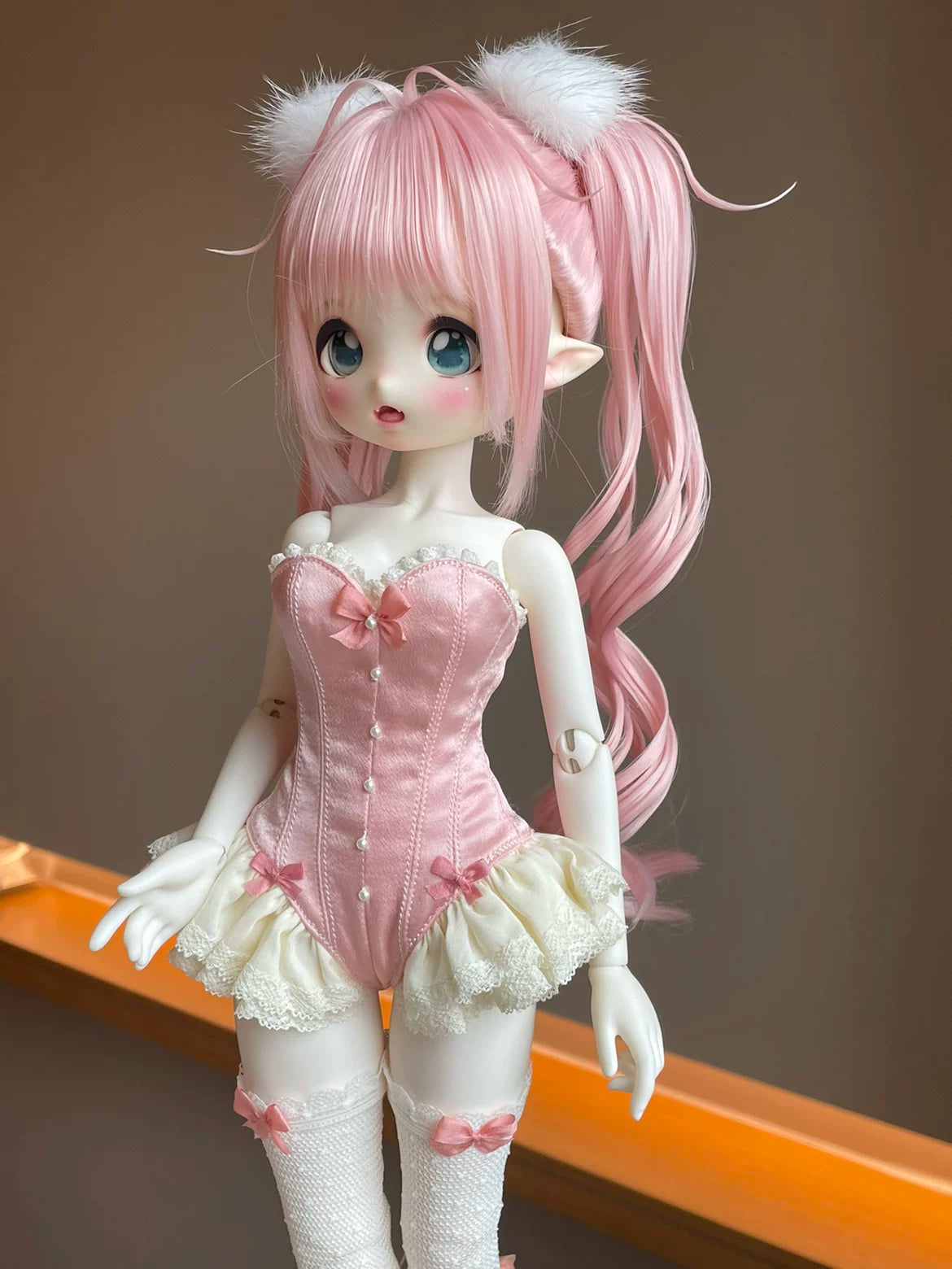 BJD 1/4 Xiongmei Bunny Bodysuit - Customizable Doll Clothing for MDD, MSD, Xiongmei Dolls