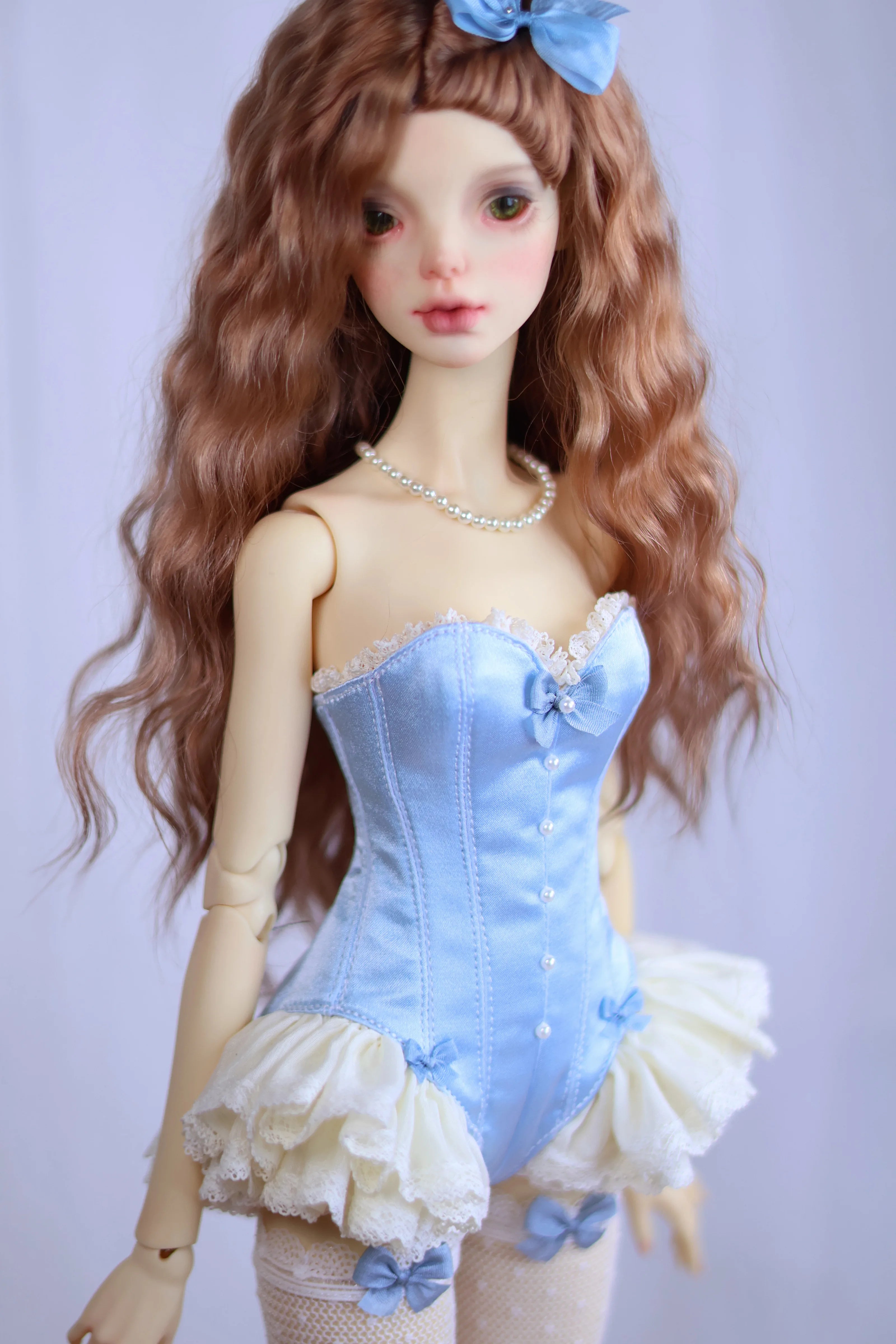 BJD 1/4 Xiongmei Bunny Bodysuit - Customizable Doll Clothing for MDD, MSD, Xiongmei Dolls