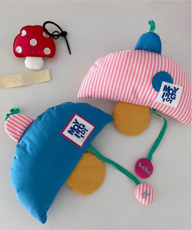 Vesta Mushroom Plush LED Night Light - USB Rechargeable Dimmable Lamp for Nursery & Kids' Room