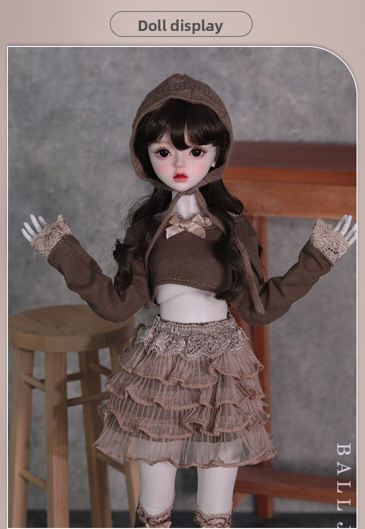 Full Set 1/4 Resin BJD Doll SD Ball Joint Doll Sexy Girl Women Handmade Gifts