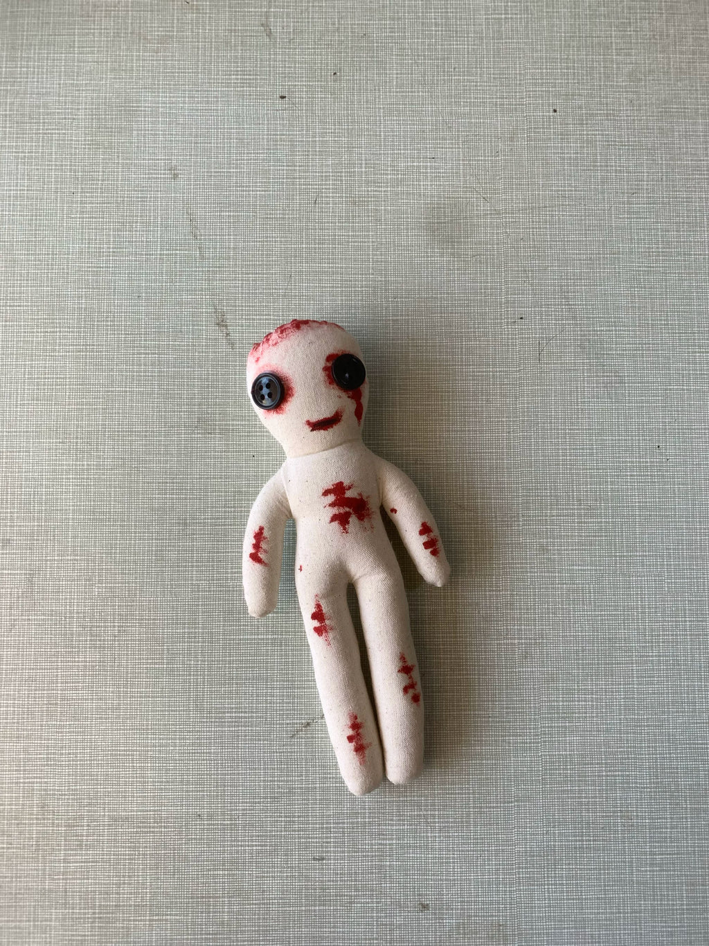 Creepy Voodoo Doll - Handmade Horror Plush for Cosplay & Escape Room Props