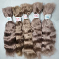 Combed Mohair Wavy BJD Hair | Light Brown Series for Doll Customization (15cm/20cm/25cm)