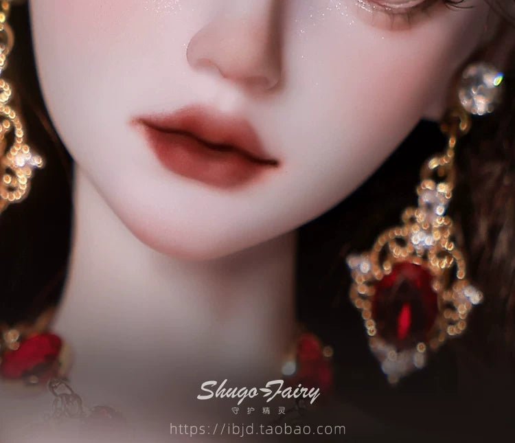 Official 1/4 BJD Doll Delphine - Mermaid Tail Evening Gown & Handmade Ball-Jointed Doll