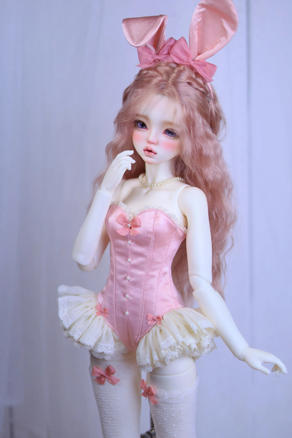 BJD 1/4 Xiongmei Bunny Bodysuit - Customizable Doll Clothing for MDD, MSD, Xiongmei Dolls