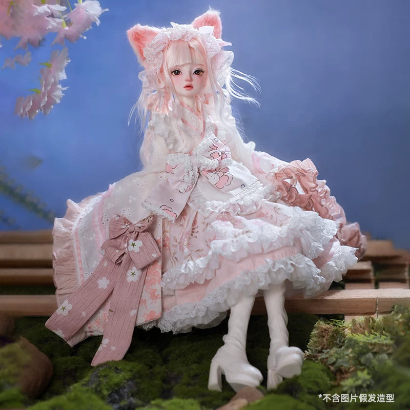 Original 1/4 BJD Doll Libra Abu - Japanese Style Uniform & Ball-Jointed Doll Full Set