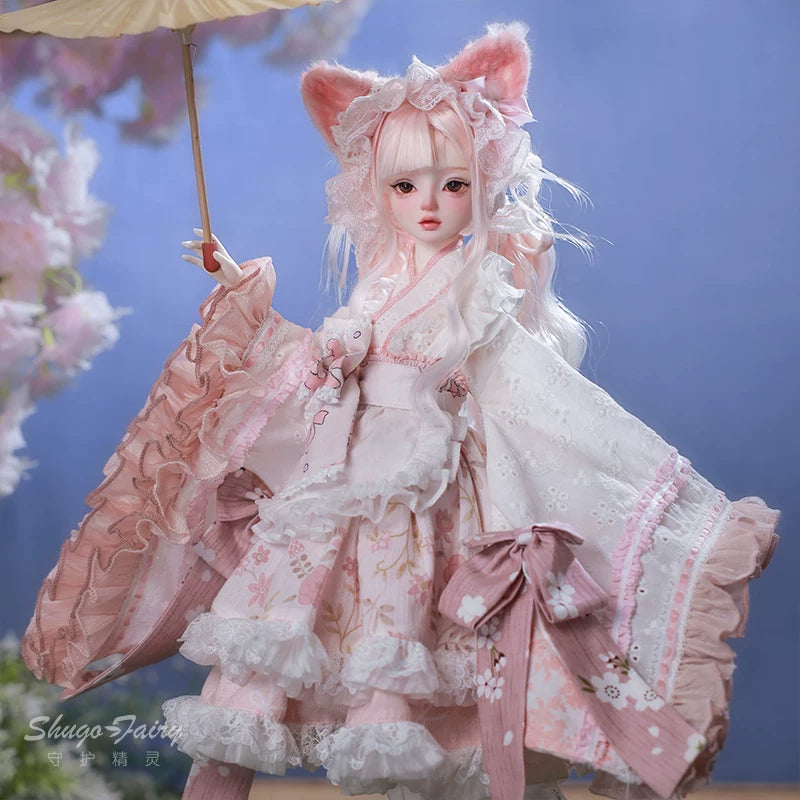 1/4 BJD Doll Libra Abu | Japanese Style Uniform Full Set | Ball Jointed ...