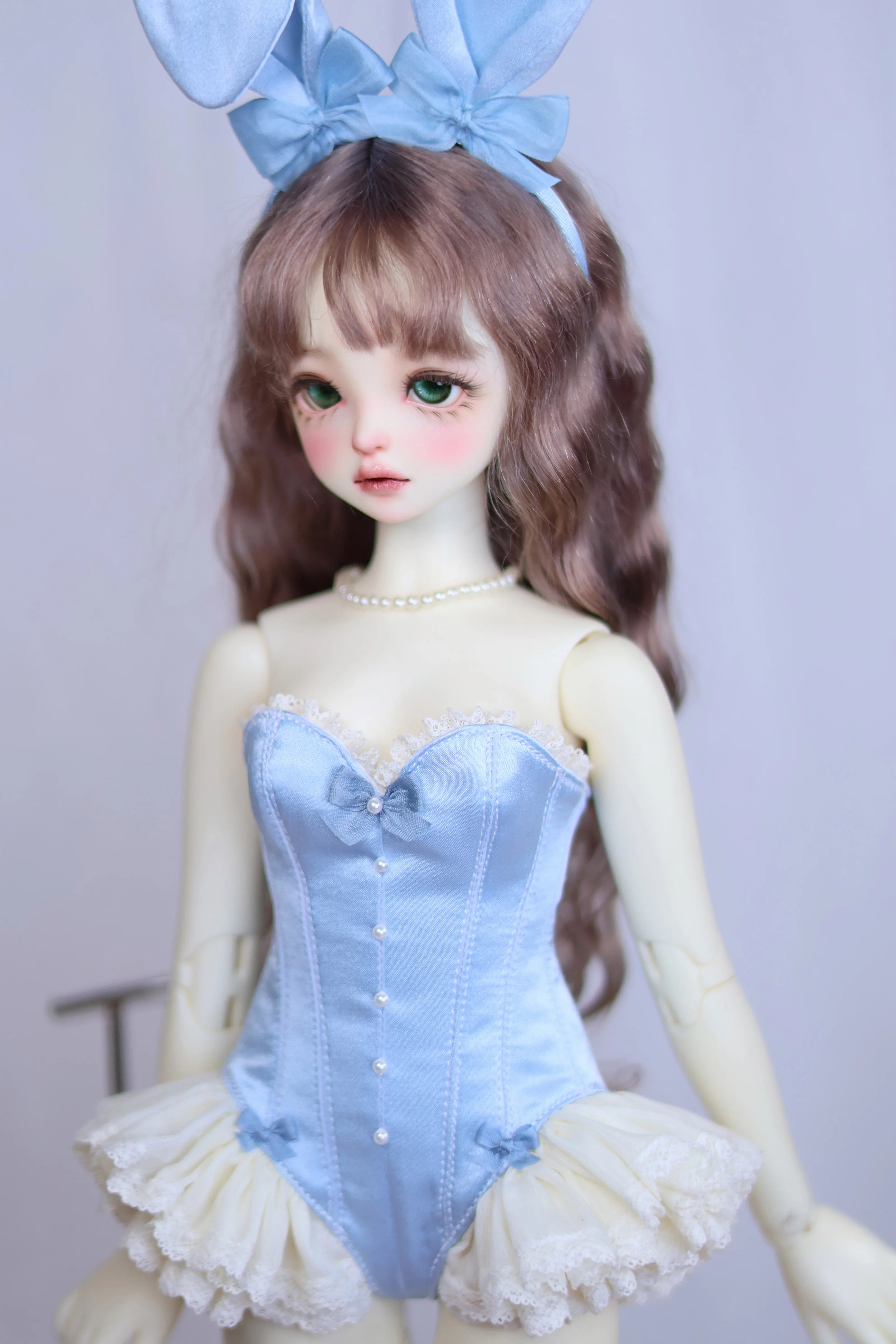 BJD 1/4 Xiongmei Bunny Bodysuit - Customizable Doll Clothing for MDD, MSD, Xiongmei Dolls