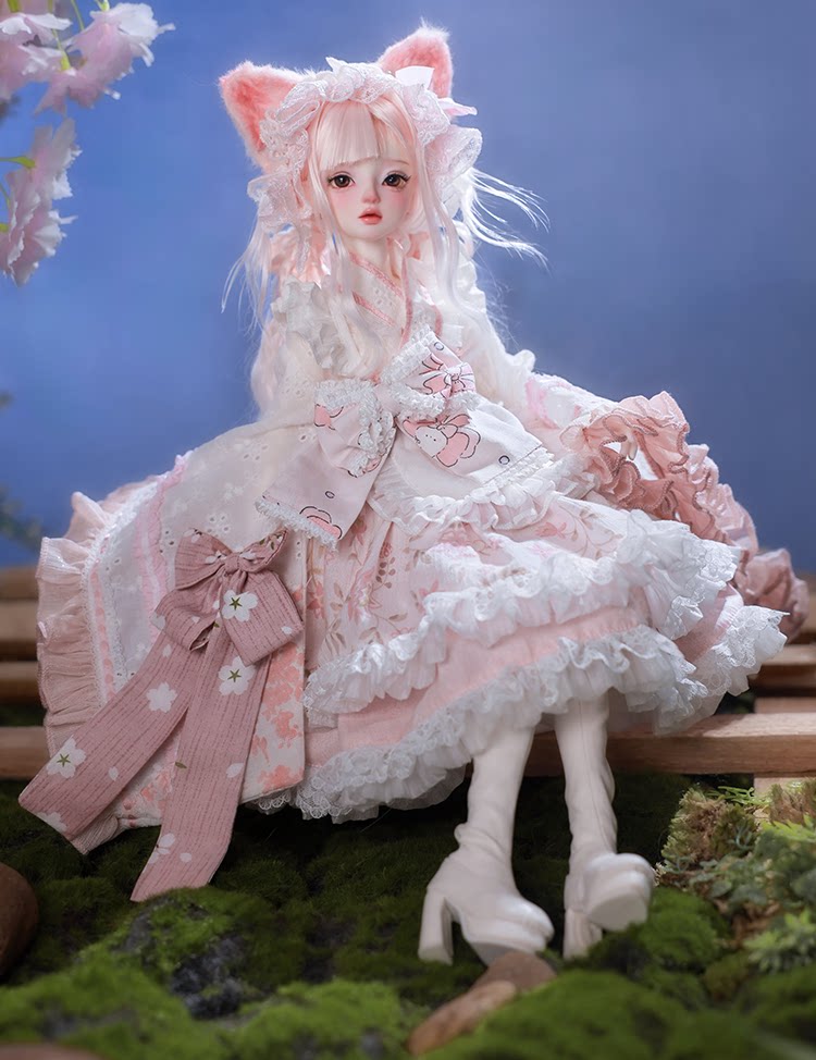 1/4 BJD Doll Libra Abu | Japanese Style Uniform Full Set | Ball Jointed ...