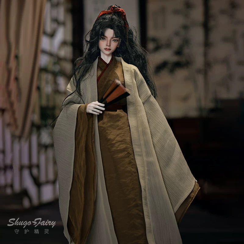 Original Genuine 1/4 BJD Doll A Ye - Ancient Chinese Martial Arts Style, Fully Articulated Resin Collectible Figure