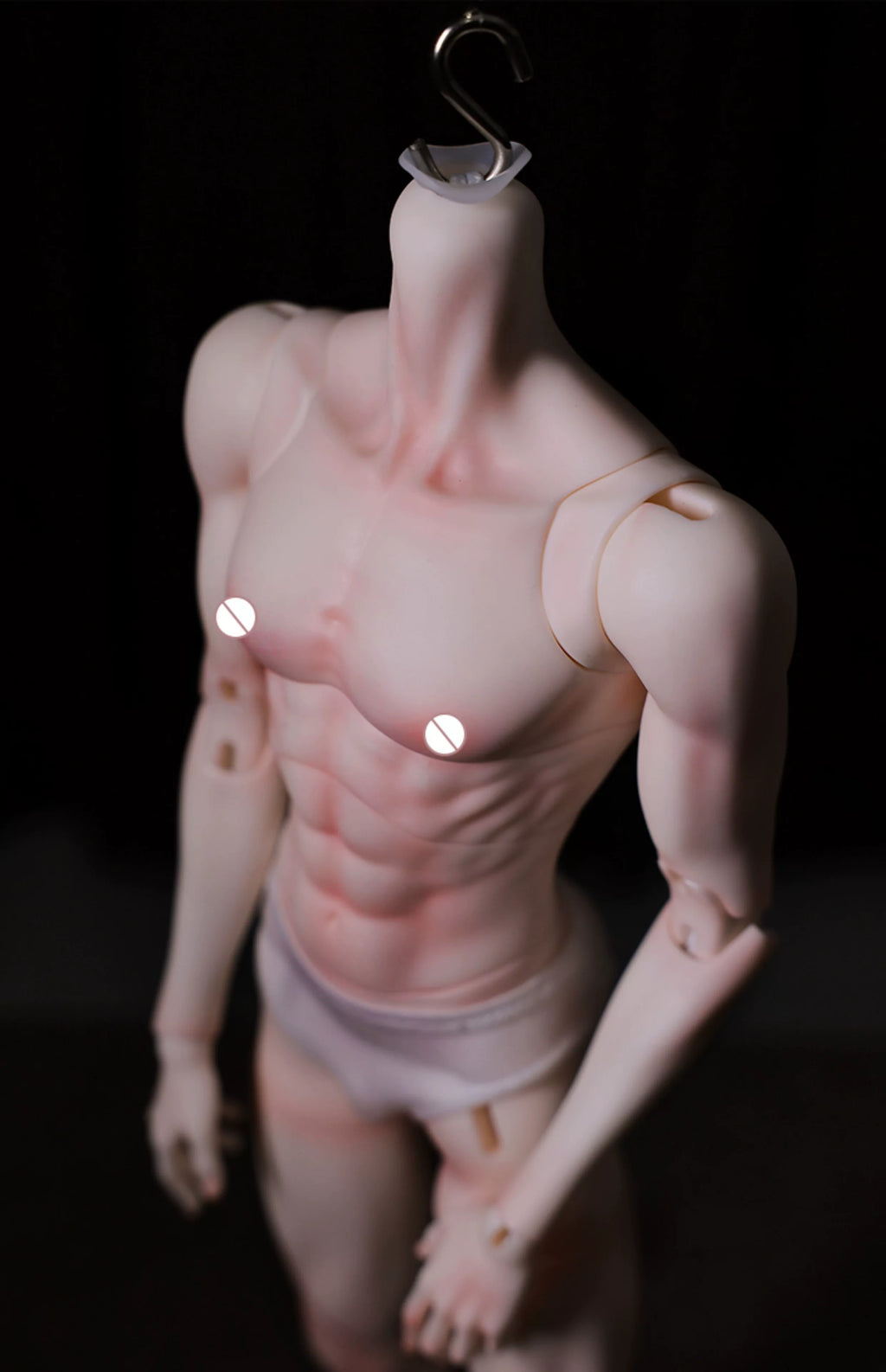 1/4 Scale Xue Er II Male BJD Body | Articulated Resin Muscle Teen Doll (With Hands)