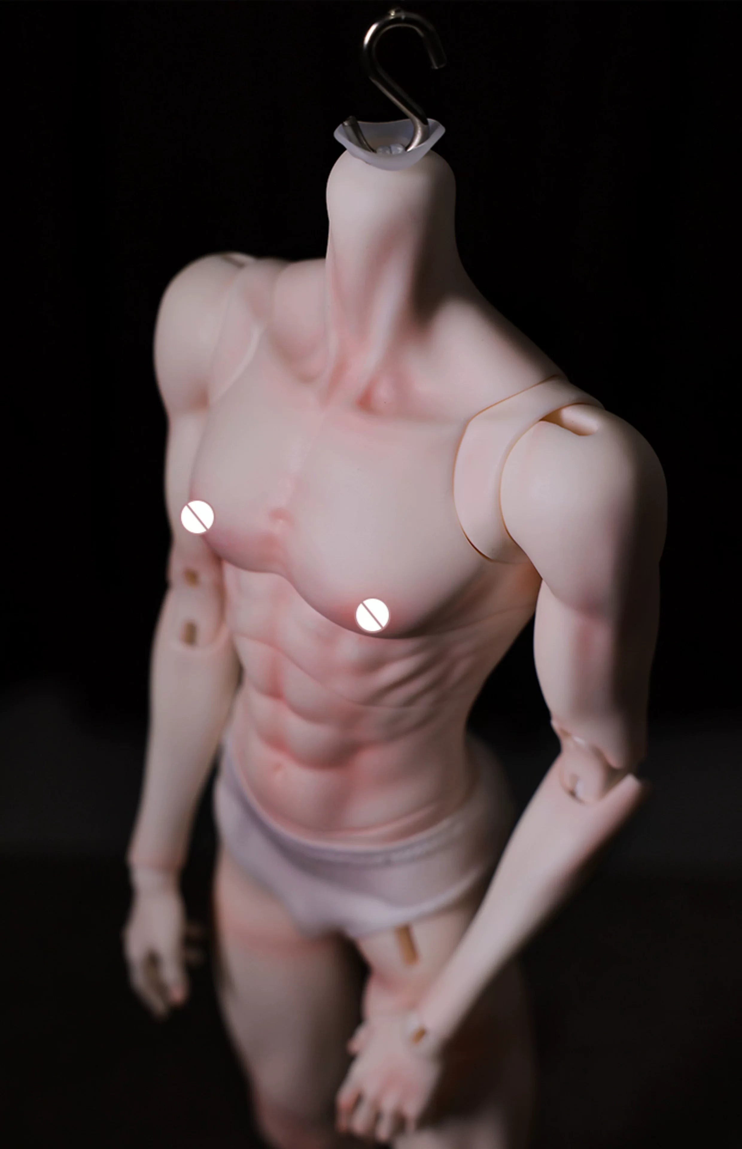 1/4 Scale Xue Er II Male BJD Body | Articulated Resin Muscle Teen Doll (With Hands)