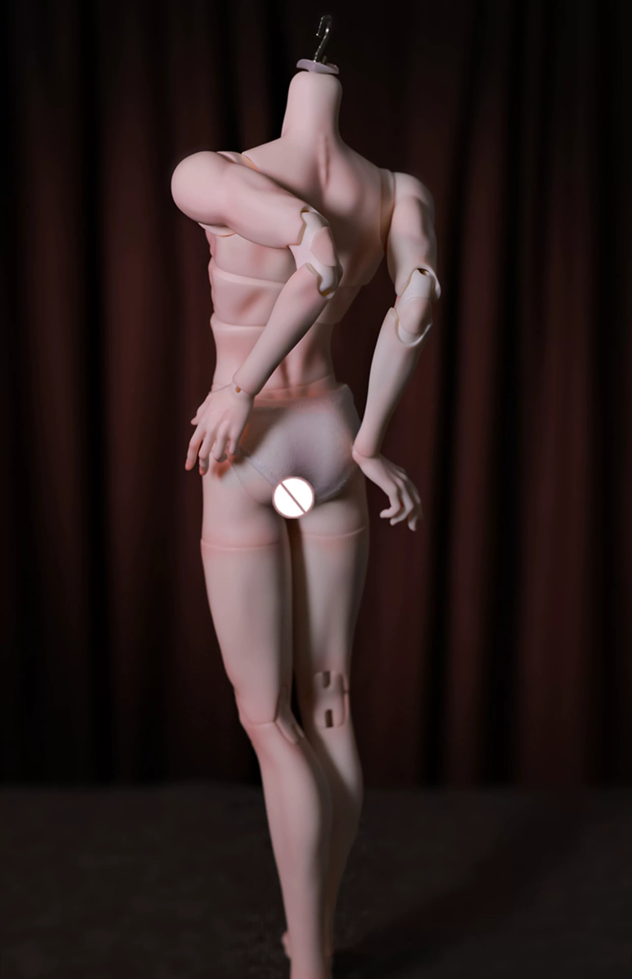 1/4 Scale Xue Er II Male BJD Body | Articulated Resin Muscle Teen Doll (With Hands)