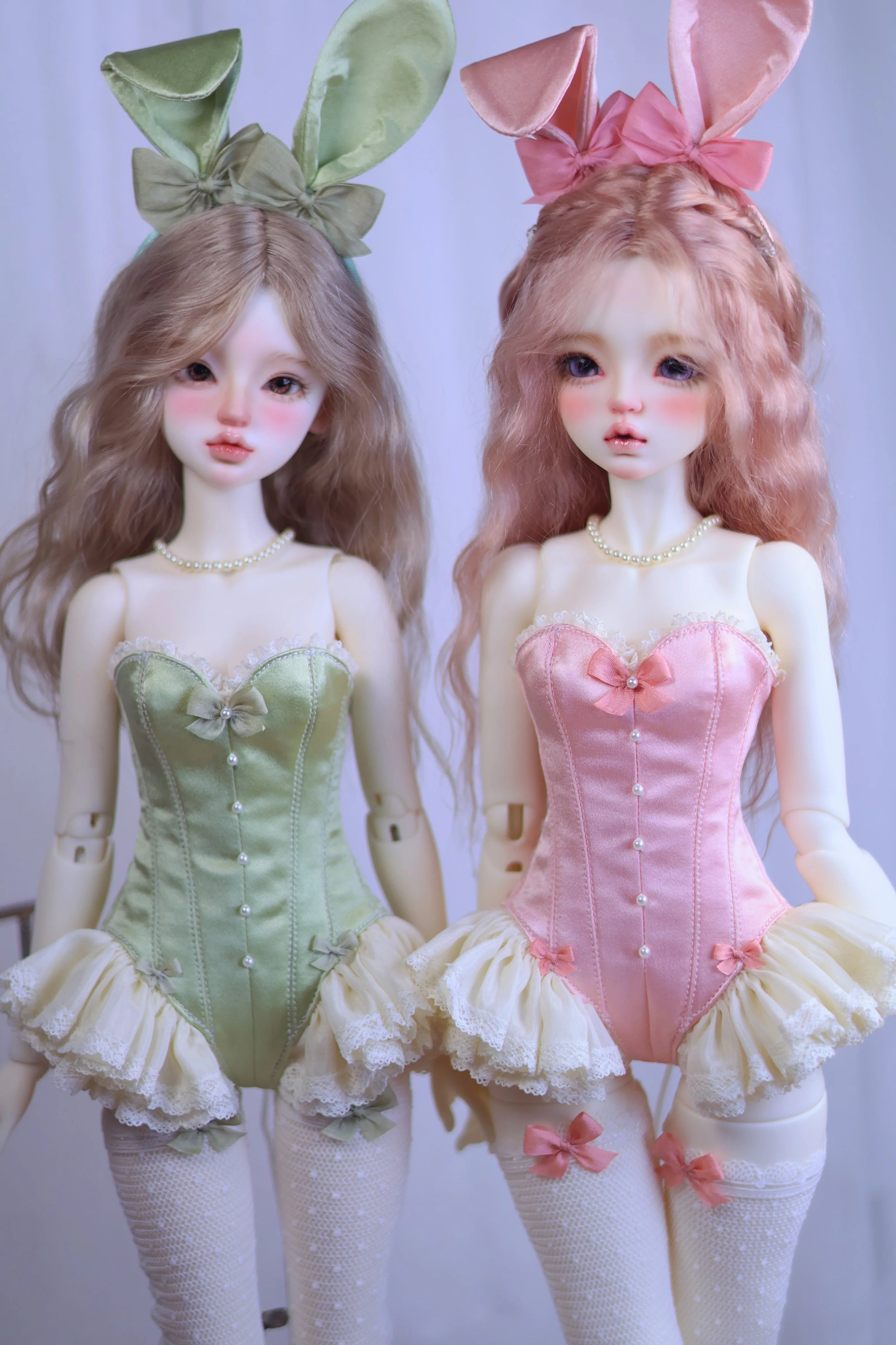 BJD 1/4 Xiongmei Bunny Bodysuit - Customizable Doll Clothing for MDD, MSD, Xiongmei Dolls