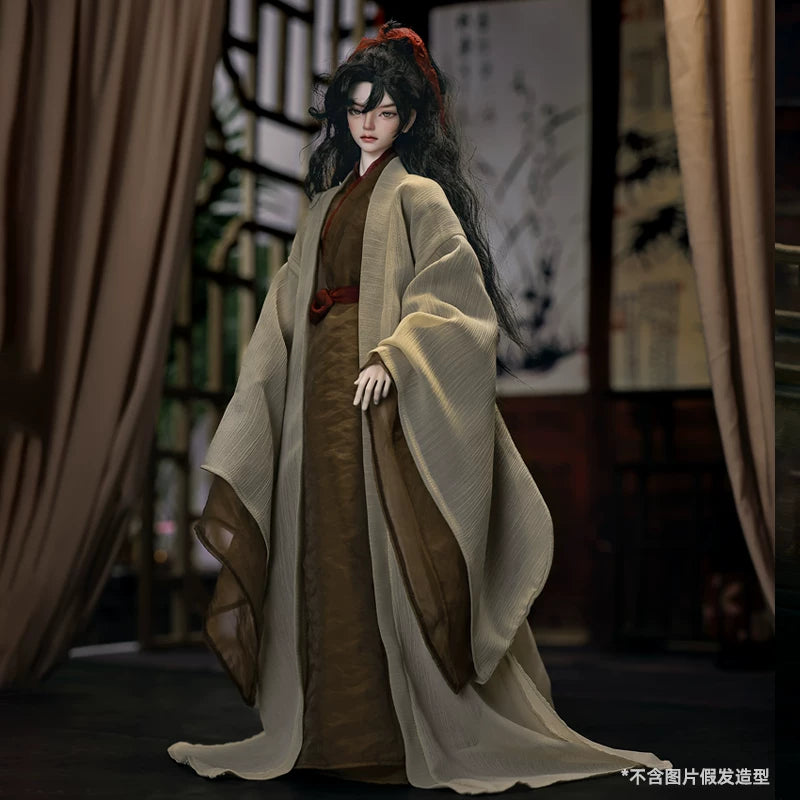 Original Genuine 1/4 BJD Doll A Ye - Ancient Chinese Martial Arts Style, Fully Articulated Resin Collectible Figure