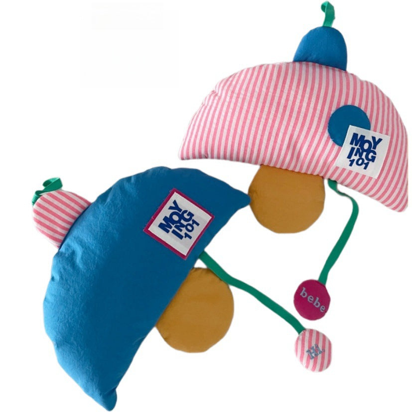 Vesta Mushroom Plush LED Night Light - USB Rechargeable Dimmable Lamp for Nursery & Kids' Room