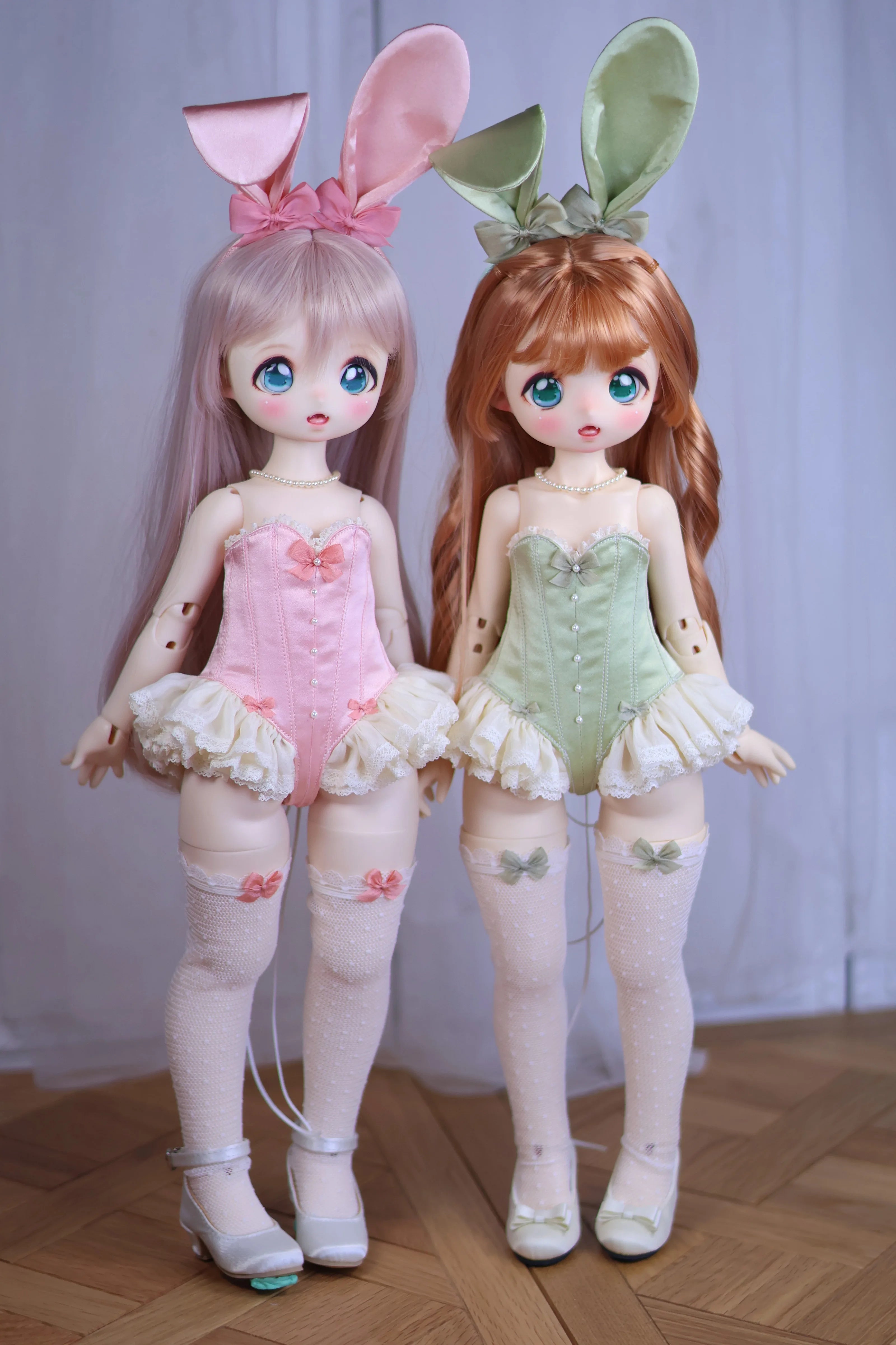 BJD 1/4 Xiongmei Bunny Bodysuit - Customizable Doll Clothing for MDD, MSD, Xiongmei Dolls