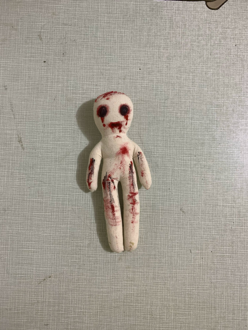 Creepy Voodoo Doll - Handmade Horror Plush for Cosplay & Escape Room Props