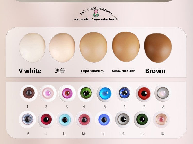 Boneca BJD Anjos Caídos 905-B93 1/4 Vesta | Boneca de Resina Artesanal Feita à Mão com Juntas Esféricas