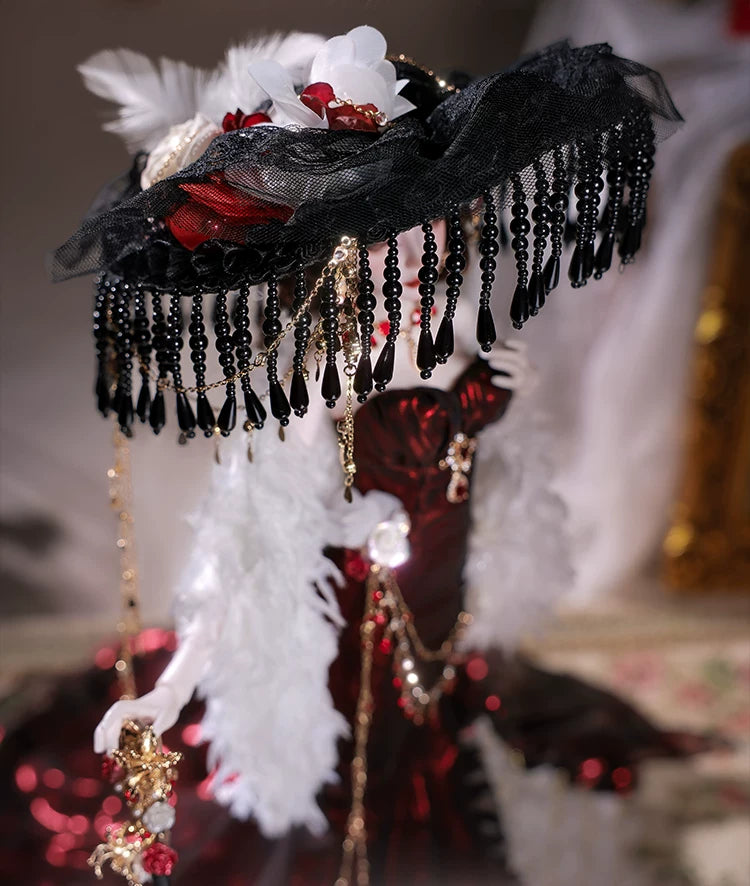 Official 1/4 BJD Doll Delphine - Mermaid Tail Evening Gown & Handmade Ball-Jointed Doll