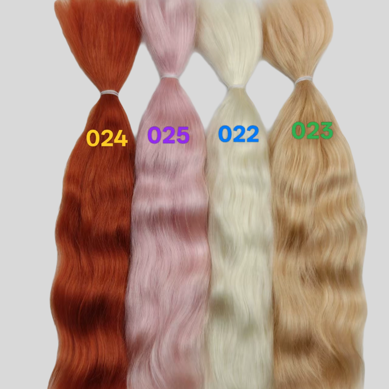 Premium Combed Mohair for BJD & Blythe Dolls | New Color Series - Soft Wavy Hair for Custom Wigs (15cm/20cm/25cm)