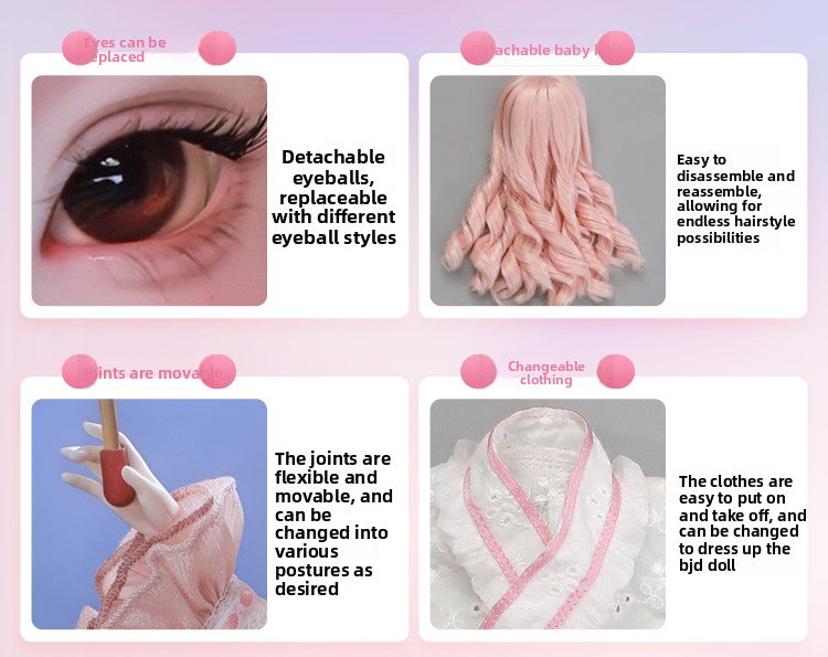 Original 1/4 BJD Doll Libra Abu - Japanese Style Uniform & Ball-Jointed Doll Full Set