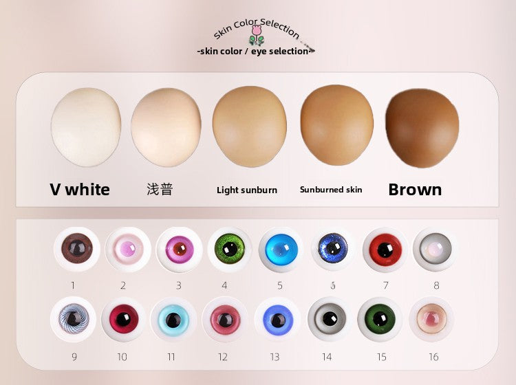 Vesta 1/6 Scale BJD Doll - Handcrafted Resin Art Doll with Customizable Makeup