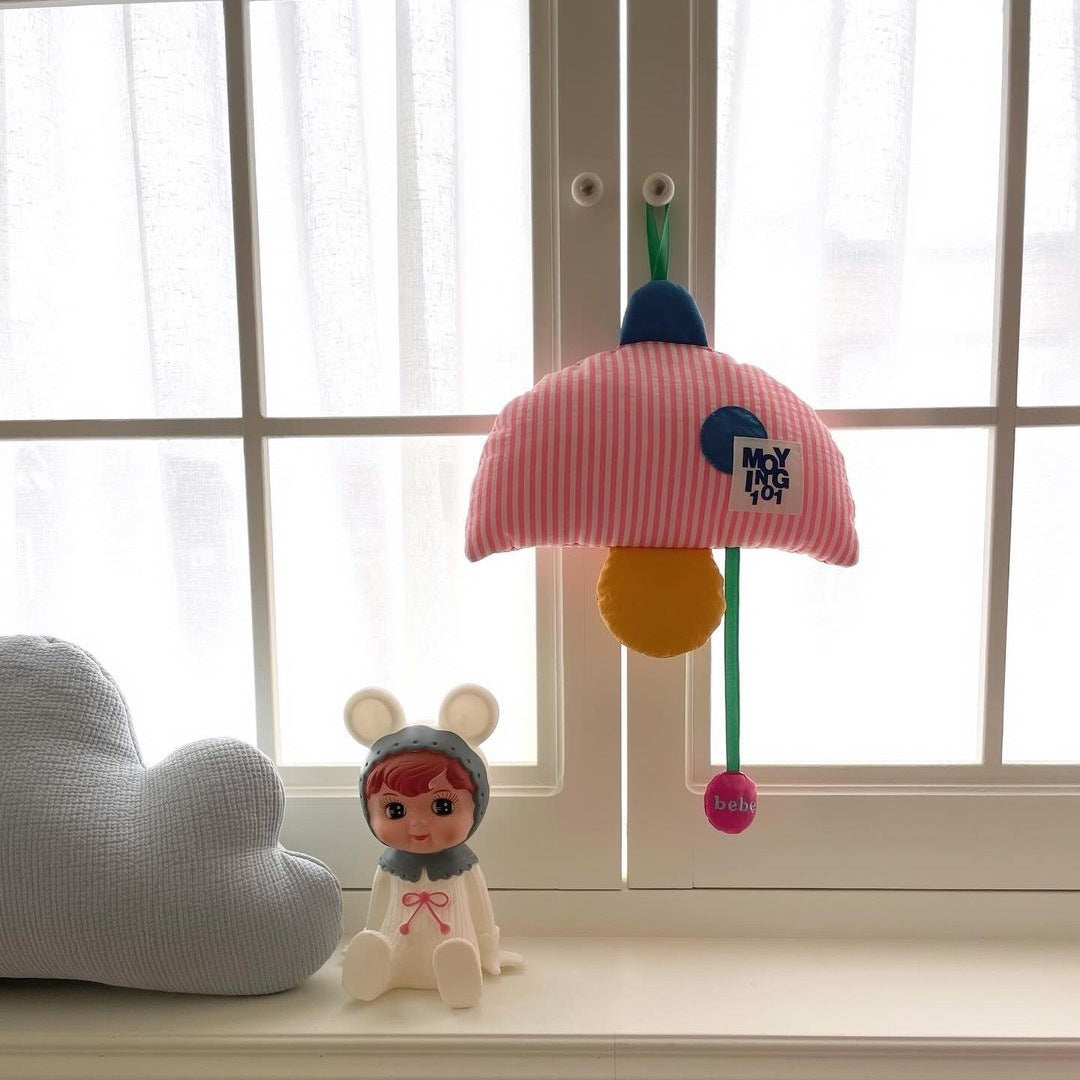 Vesta Mushroom Plush LED Night Light - USB Rechargeable Dimmable Lamp for Nursery & Kids' Room