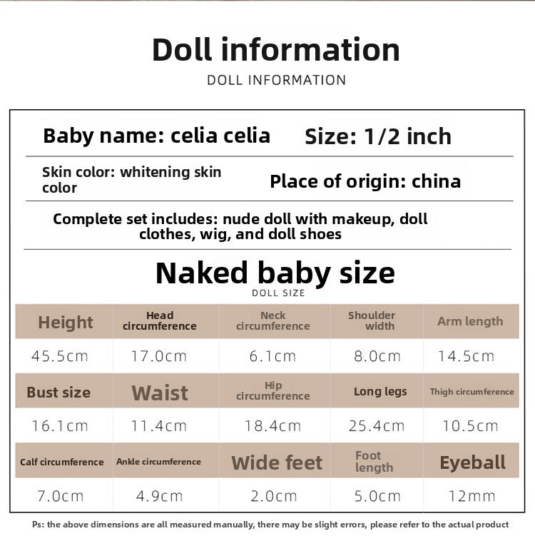 1/4 BJD Doll Celia - Ballet Gem Makeup & Ball-Jointed Doll Full Set