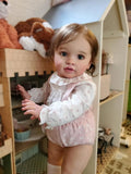 66CM Pippa Already Painted Finished Doll Reborn Toddler Huge Baby Size Popular Lifelike Soft Touch 3D Skin Art Doll