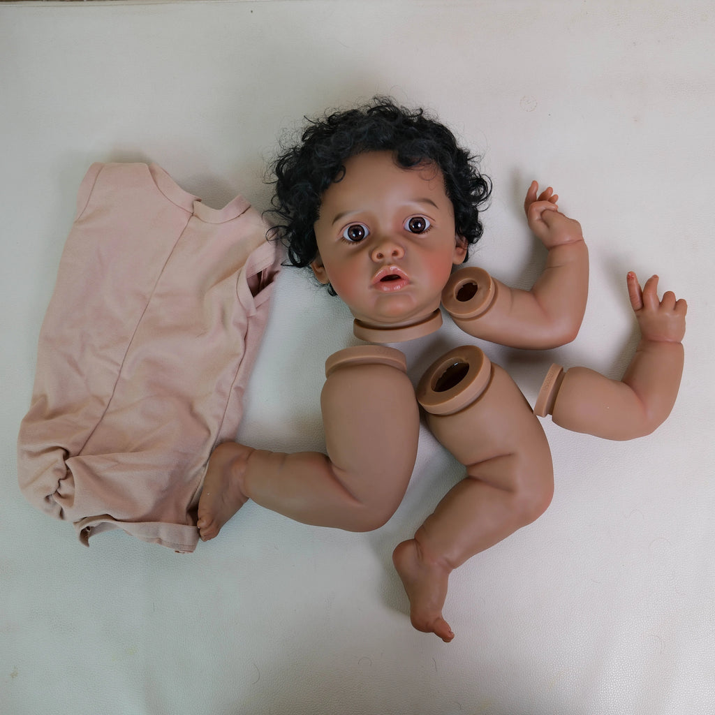 20inch Doll Kits Painted Finished with Hand Rooted Hair High Quality Multiple Layers Benjamin Two Colors