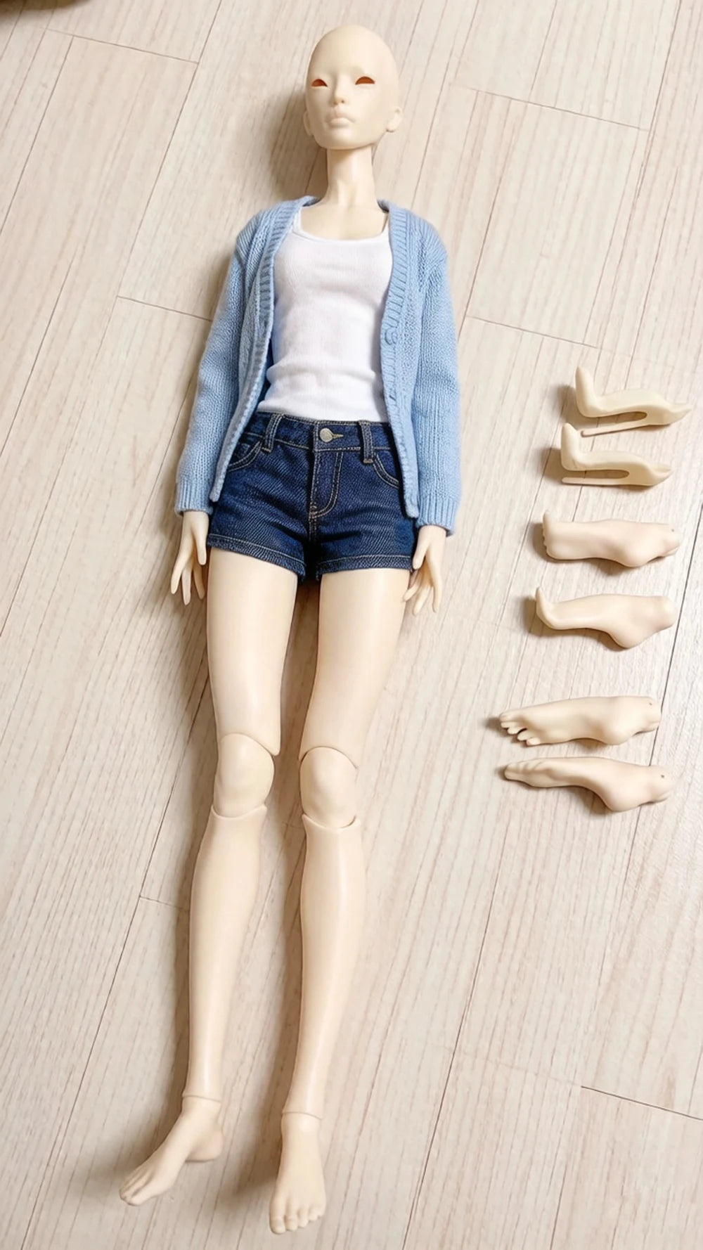 BJD Doll 1/4 -  anna Resin Doll Art Model High Quality Toy DIY Makeup