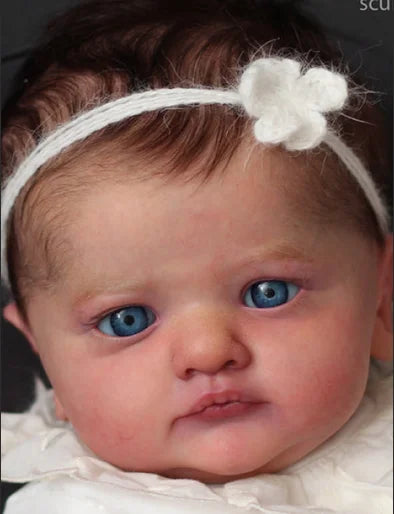 DIY 18inch mila full limbs with cloth body random eye soft lifelike real touch fresh color unpainted unfinished doll parts