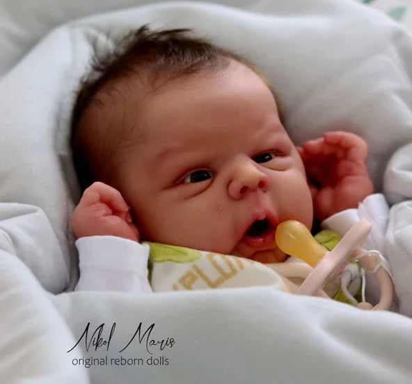 24inch Unfinished Doll New Limited Edition Reborn Doll Kit Gounchi With Cloth Body and Eyes DIY Doll Parts