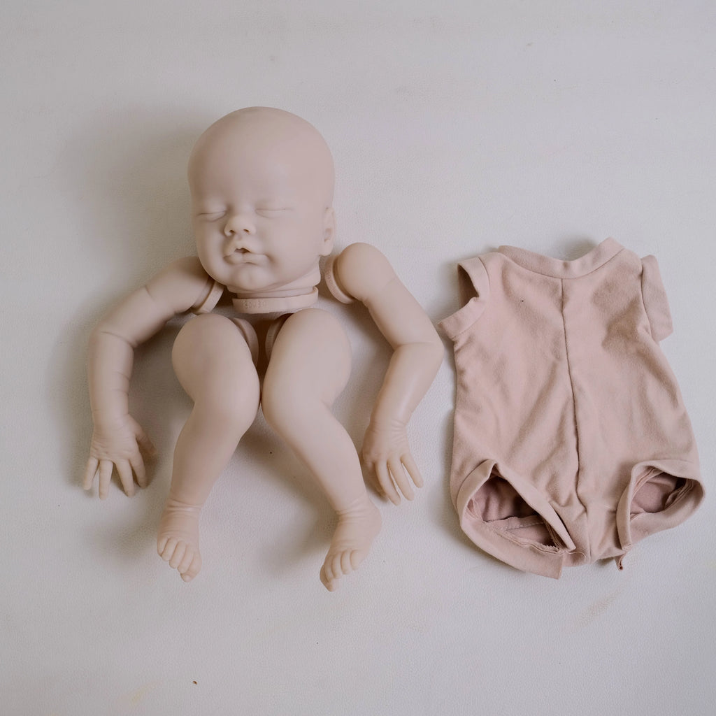 19Inch Reborn Doll Kit Primrose Asleep/Awake Limited Edition lifelike soft touch Frech Color Kit with cloth body