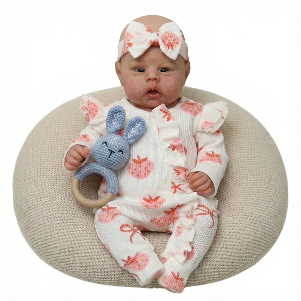 22" Gounchi Reborn Toddler Doll | 3D Skin Hand-Painted Collectible Art Doll for Kids