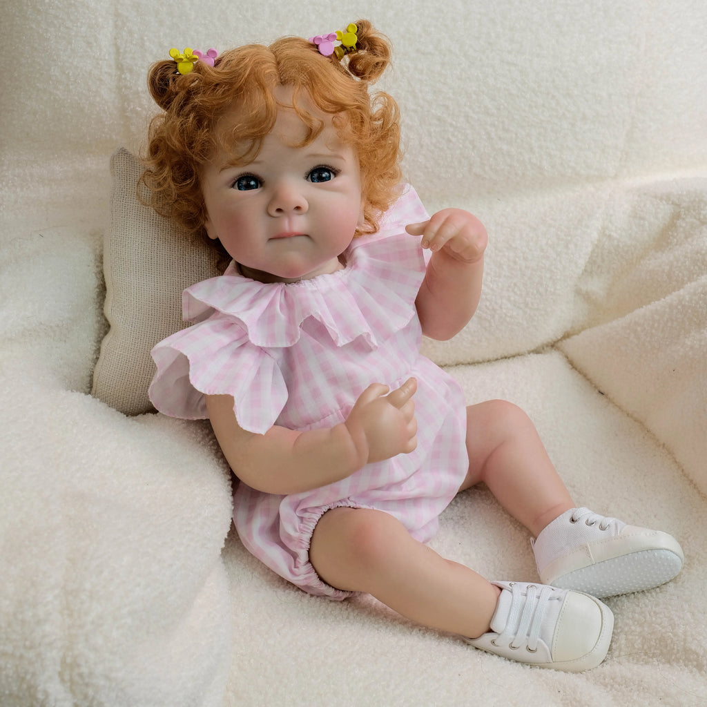 19-inch Newborn Lifelike Reborn Baby Doll Bettie Cuddly Full Body Multiple Layers 3D Skin Painting Collectible Toy
