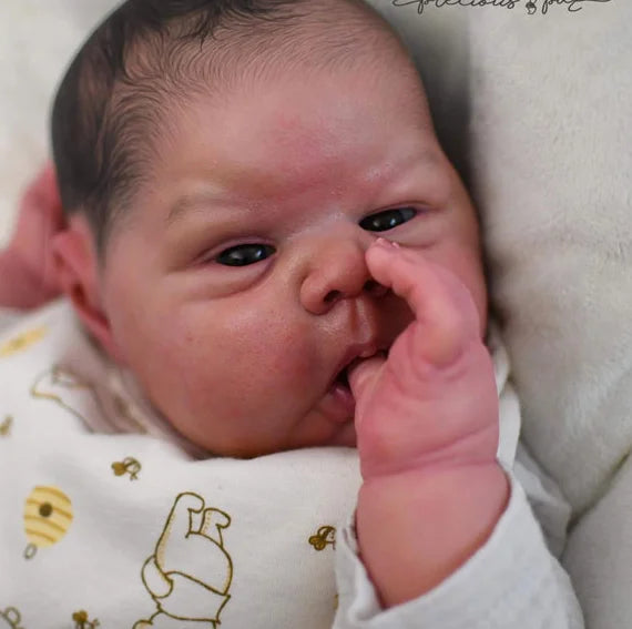 24inch Unfinished Doll New Limited Edition Reborn Doll Kit Gounchi With Cloth Body and Eyes DIY Doll Parts