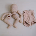 19Inch Reborn Doll Kit Primrose Asleep/Awake Limited Edition lifelike soft touch Frech Color Kit with cloth body