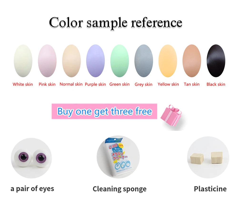 BJD Doll 1/4 -  anna Resin Doll Art Model High Quality Toy DIY Makeup