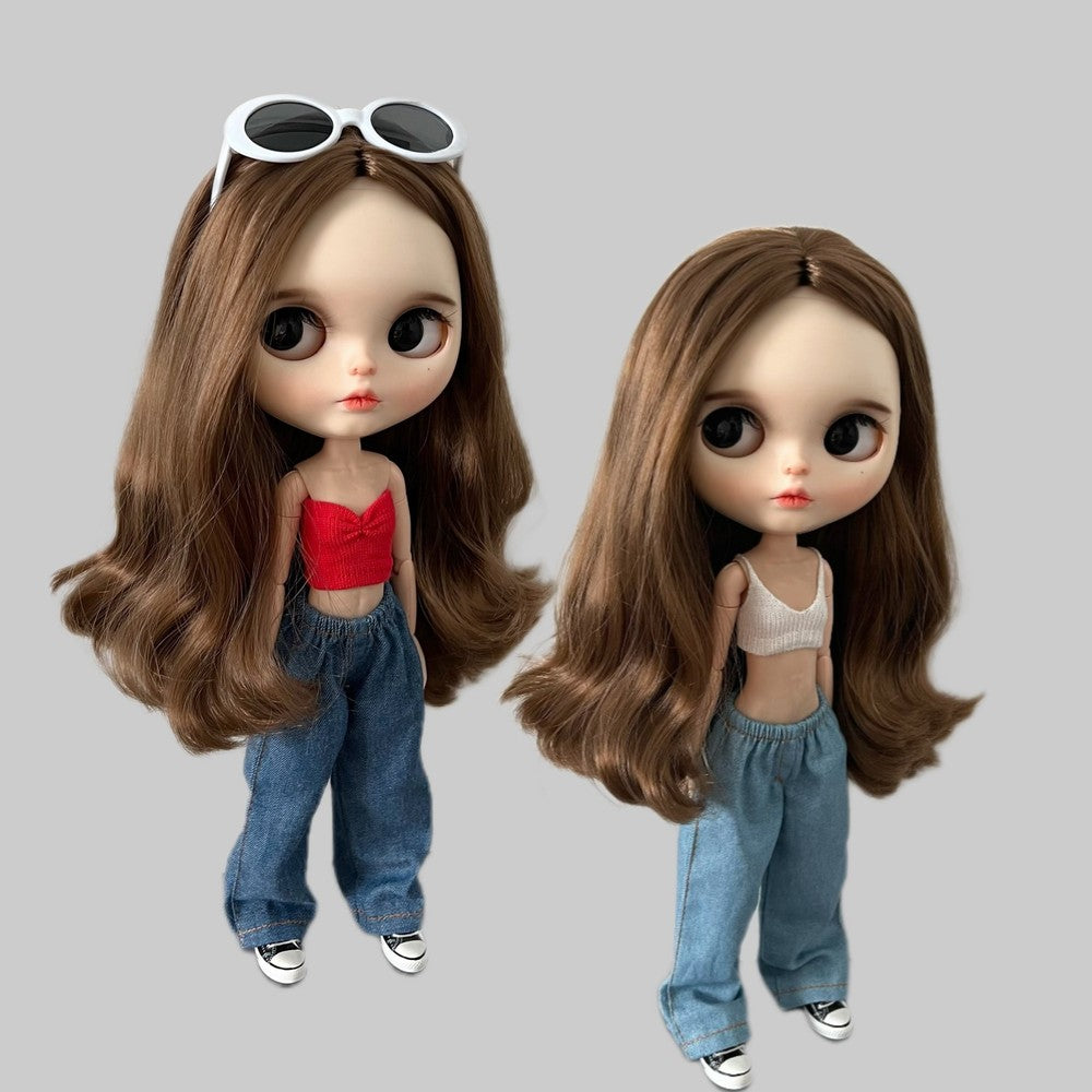 1/6 Blythe BJD Doll Clothes Wide Leg Pants Outfit For BJD doll Ob22 OB24 Azone19